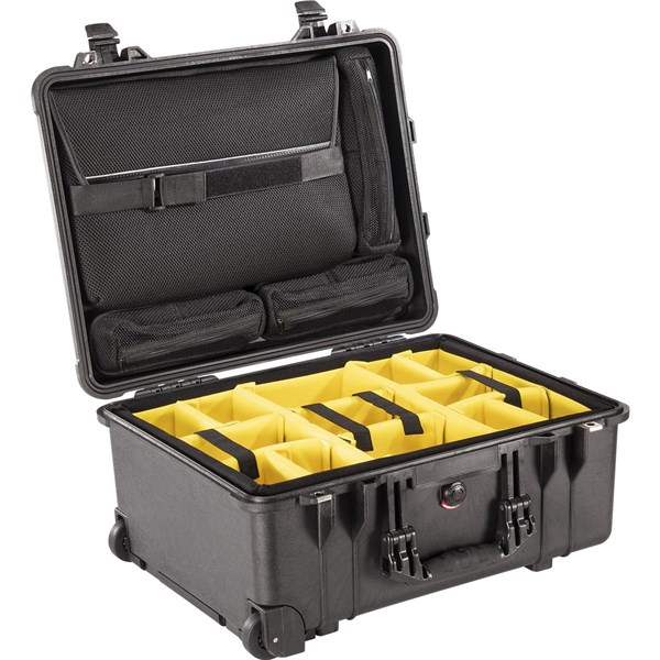 Peli™ 1564 Schutzkoffer Schwarz mit Trennwandset